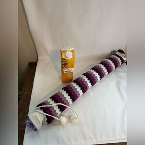 Warm and cozy, long and narrow, hot water bottle